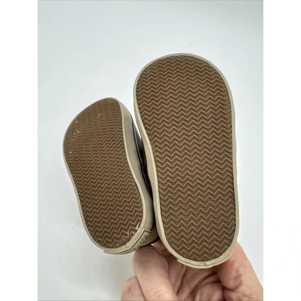 Sperry Infant‎ Top Sider Boat Shoes Brown Leather 2 M